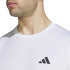 T-shirt Fitness adidas Homme de Tr-Es Stretch White