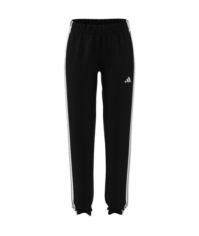 Pantalons adidas French Terry Femme 3Bands Cf Noir/Blanc