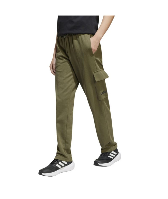Pantalons adidas French Terry Fille Jg Lin Vert...