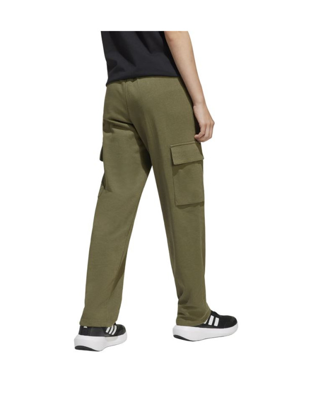 Pantalons adidas French Terry Fille Jg Lin Vert...