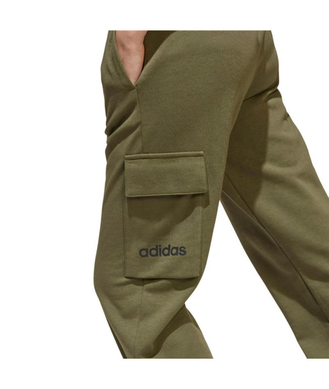 Calça adidas French Terry Menina Jg Lin verde...