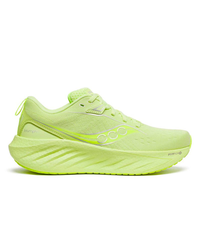 Chaussures Running Saucony de Triumph 22 - Sunny/Citron Femme