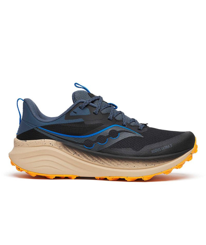 Sapatilhas Trail Saucony de Xodus Ultra 3 - Preto/Preto Homem