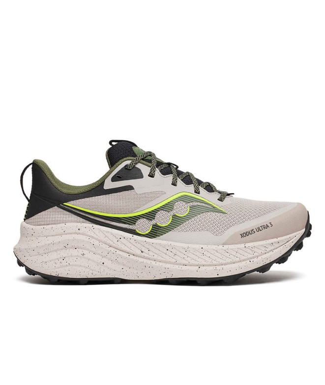 Sapatilhas Trail Saucony da Xodus Ultra 3 - Dove/Olivine Homem