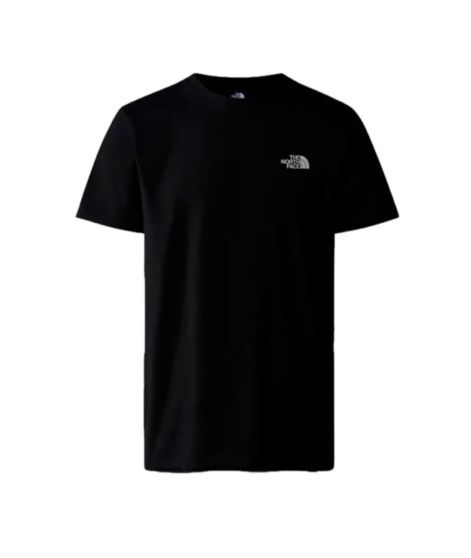 Camiseta de Montaña The North Face S/S Essential Oversize Hombre Negro