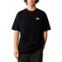 Camiseta de Montaña The North Face S/S Essential Oversize Hombre Negro