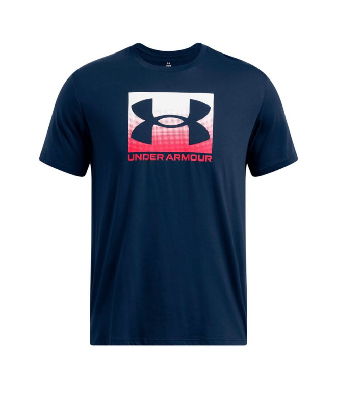 Camiseta Manga Corta Under Armour Boxed Sports Updated Ss Hombre Azul