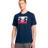 Camiseta Under Armour Homem Manga curta desportiva com caixa Atualizado Ss Azul