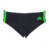 Bañador de Natación Aquarapid Costume Slip Negro Niño