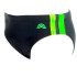 Bañador de Natación Aquarapid Costume Slip Negro Niño