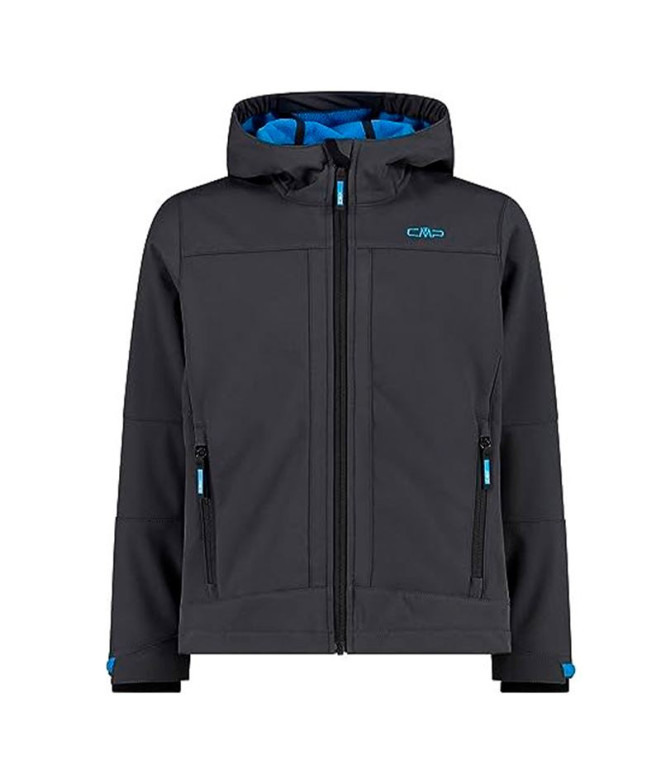 Chaqueta de Montaña Campagnolo Fix Hood Niño Oscuro Gris
