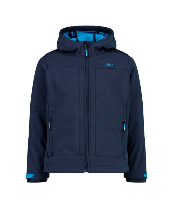 Veste Montagne Enfant by Campagnolo Fix Hood Dark Blue