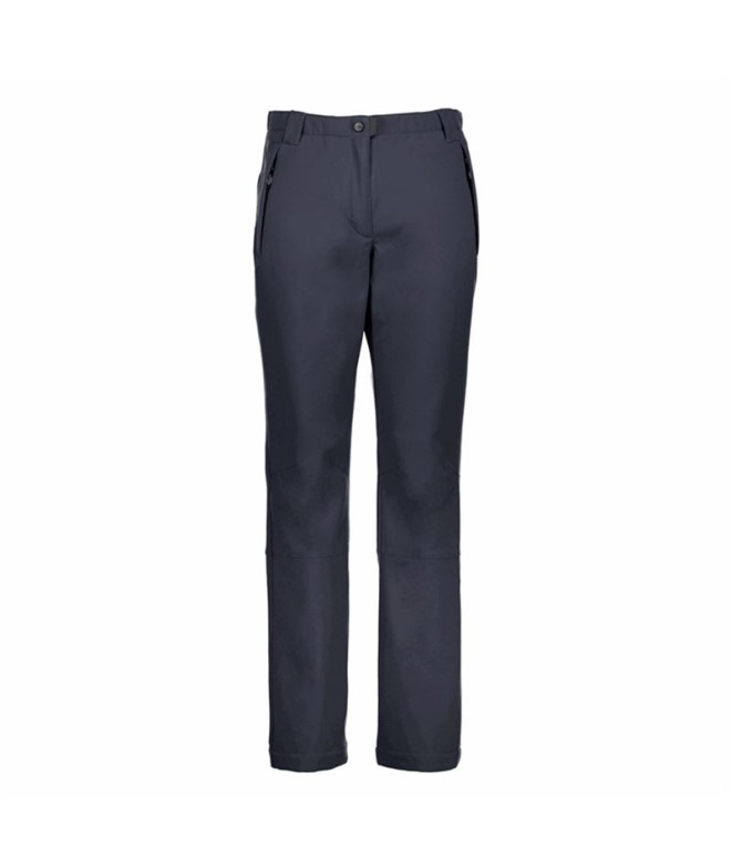 Pantalón de Montaña Campagnolo Long Mujer Oscuro Gris