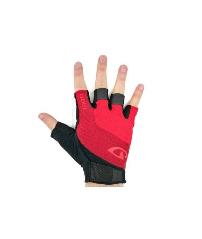 Gants Cyclisme Gel de Giro Bravo Rouge vif