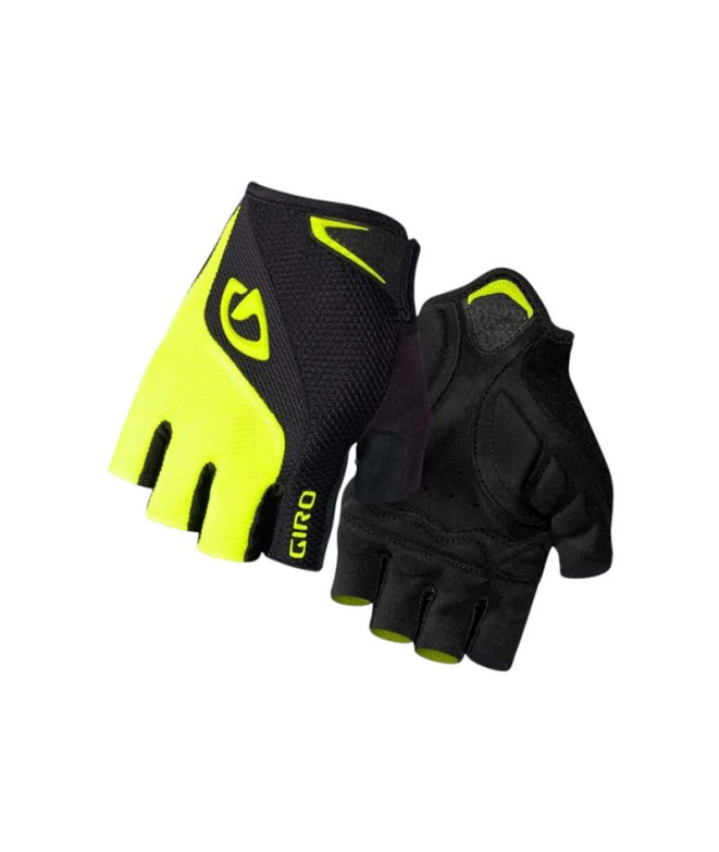 Guantes de Ciclismo Giro Bravo Gel Negro/Amarillo