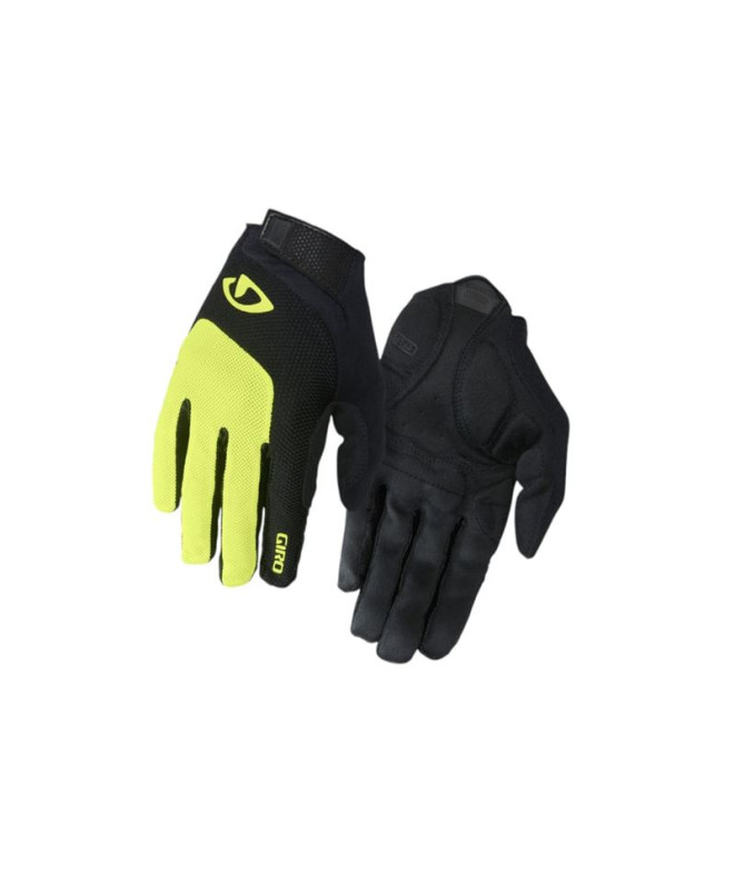 Luvas Ciclismo Gel from Giro Bravo Lf Preto/Amarelo