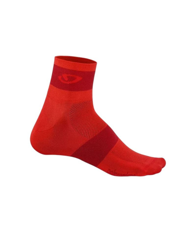 Calcetines de Ciclismo Giro Comp Racer Bright Rojo