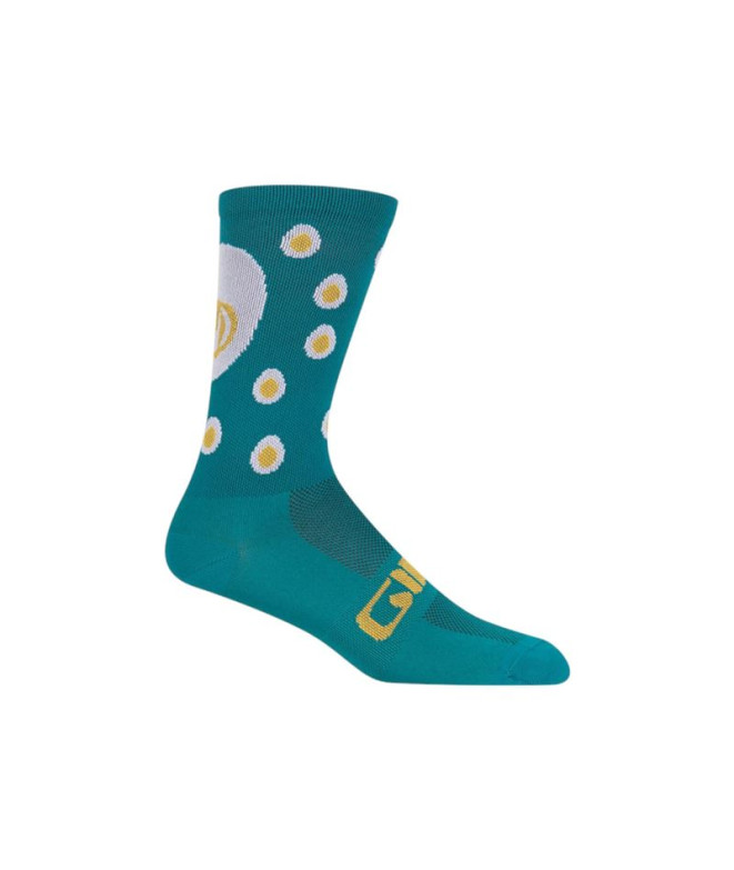 Calcetines de Ciclismo Giro Comp Racer High Rise Harbor Azul