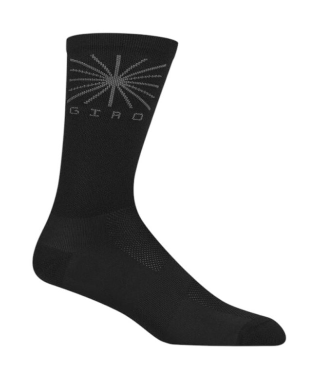 Calcetines de Ciclismo Giro Comp Racer High Rise Negro