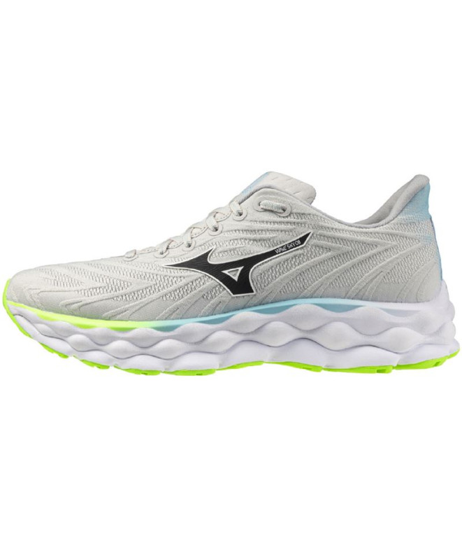 Chaussures Running Mizuno de Wave Sky 8 Gris clair