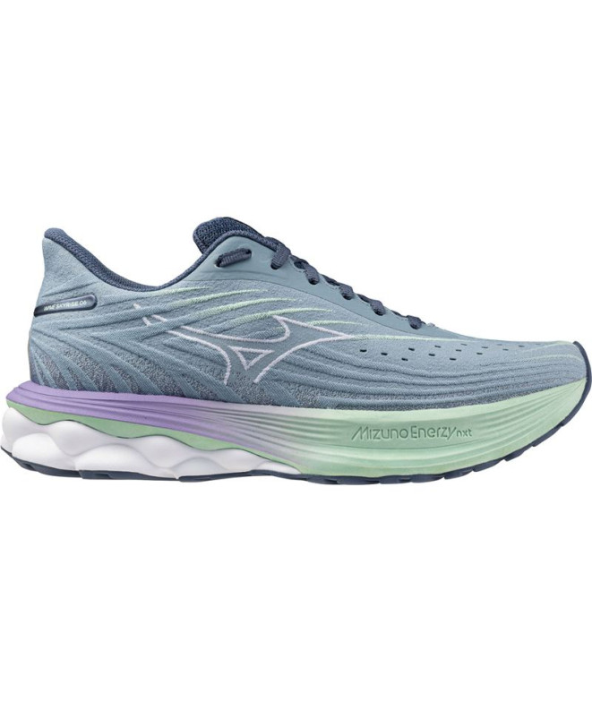 Chaussures Running Mizuno Femme by Wave Skyrise 6 Gris moyen