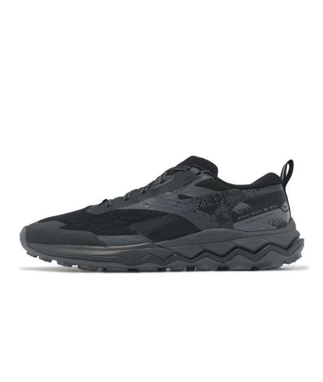 Chaussures Trail Mizuno Homme de Wave Ibuki 5 Gtx Noir