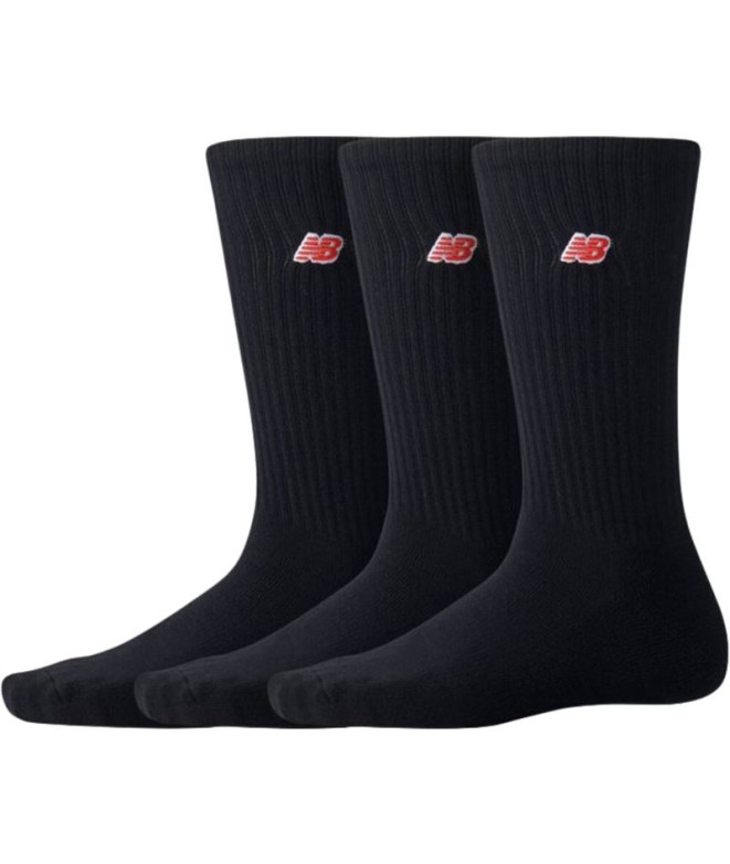 Calcetines New Balance NB Patch Logo Crew 3 Pairs BLACK