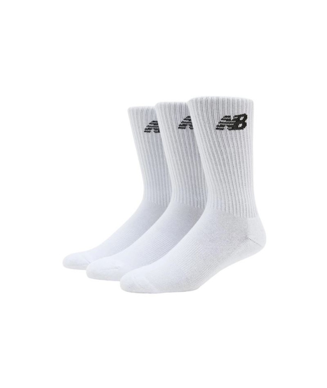 Chaussettes New Balance Everyday Crew 3 Paires Blanc Wt