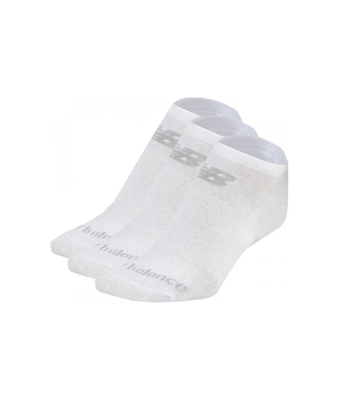 Calcetines New Balance Performance Cotton Flat Knit No Show Socks Blanco 2 Pack