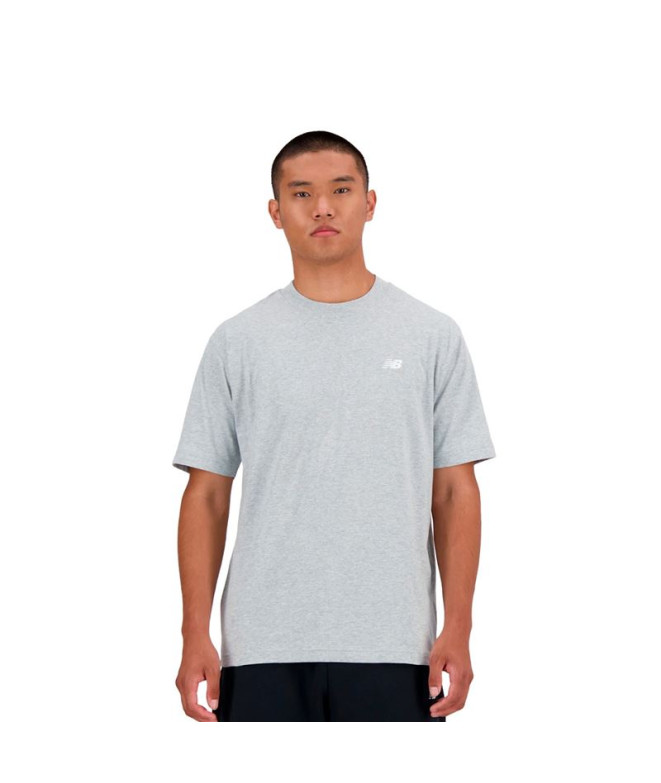 Camiseta New Balance Homem Sport Essentials Cotton Athlgrey Ag