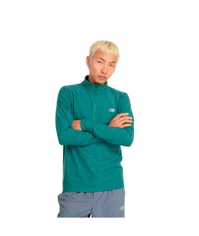 Sudadera New Balance Space Dye 1/4 Zip Hombre