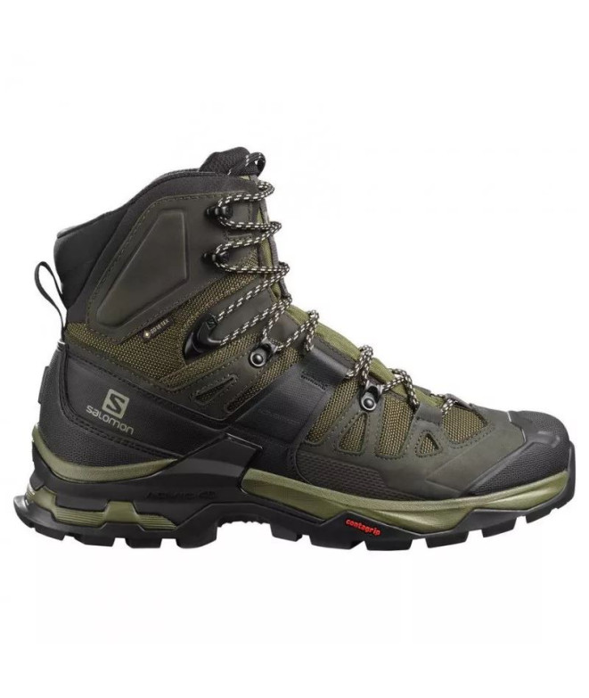 Botas de Montagne Salomon Quest 4 Gore-Tex Vert/Tan Homme