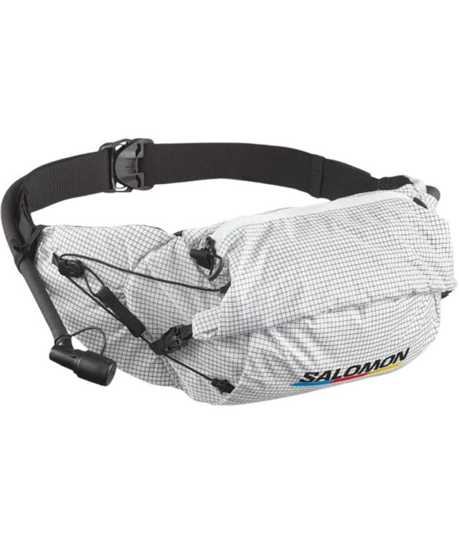 Bolsa de cintura Running Salomon de Cross Season Waist Race Branco/Preto