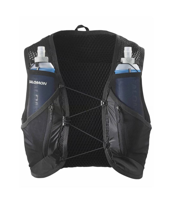 Chaleco de Running Salomon Active Skin 12 Set Black/Metal