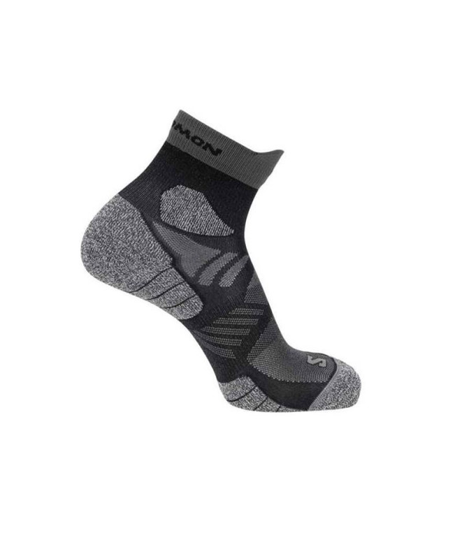 Meias Trail Salomon de Aero Ankle Preto/Castelrock