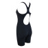 Fato de banho Natação Mulher de Zoggs Cottesloe Legsuit E+ Preto
