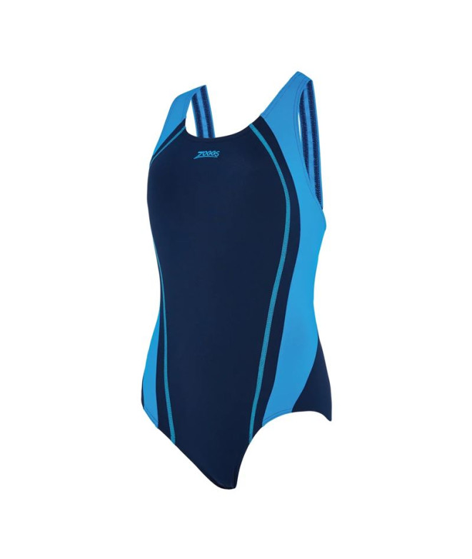 Maillot de bain Natation Femme de Zoggs Eaton Flyback E+ Navy/Blue