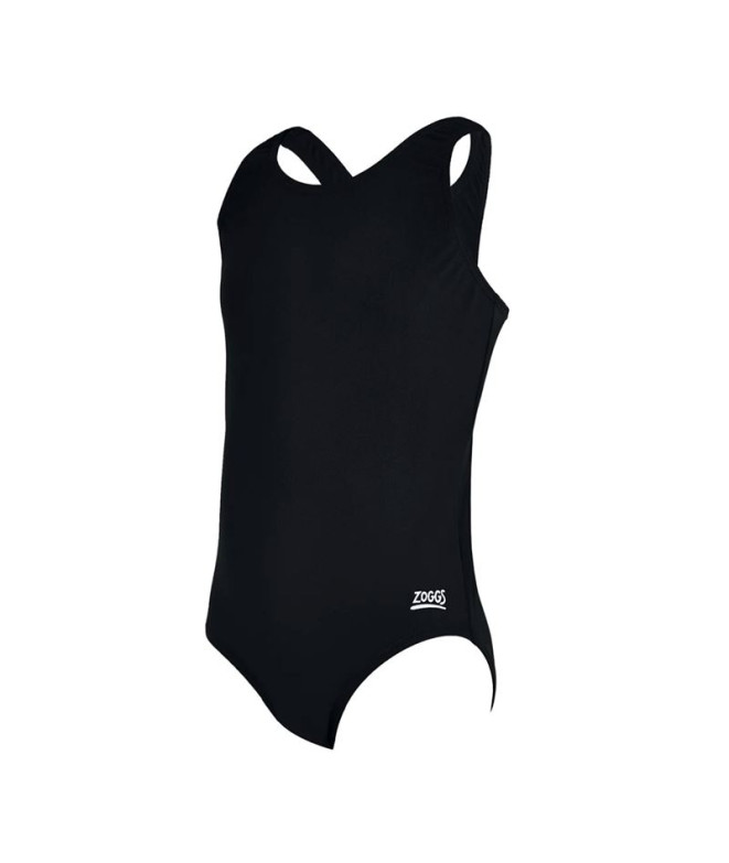 Maillot de bain Natation Fille by Zoggs Cottesloe Sportsback Noir