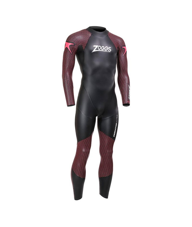 Neoprene Natação Homem de Zoggs Preadator Ultra Fs Preto/Vermelho