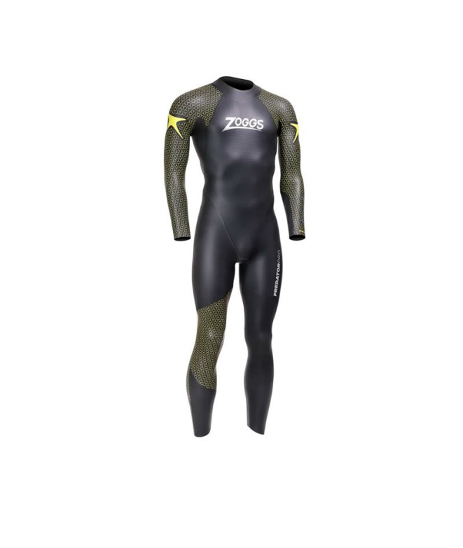 Neoprene Natação Homem de Zoggs Preadator Pro Fs Preto/Amarelo