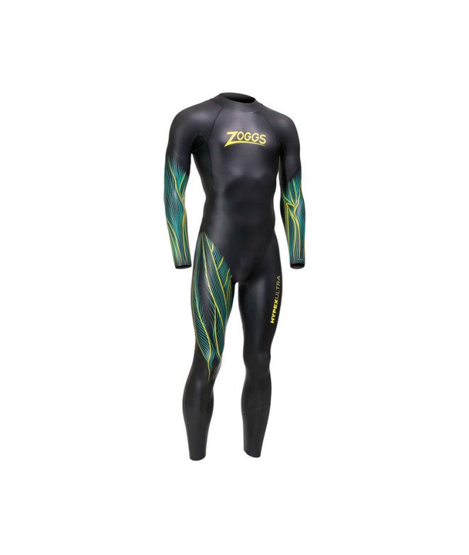 Neoprene Natação Homem de Zoggs Hypex Ultra Fs Preto/Amarelo