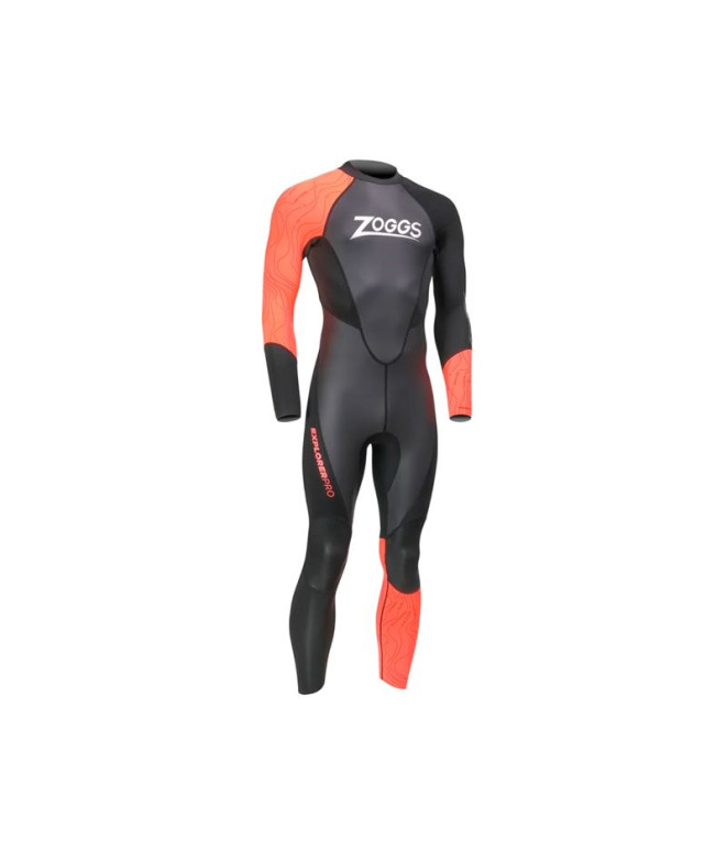 Neoprene Natação Homem de Zoggs Explorer Pro Fs Preto/Vermelho