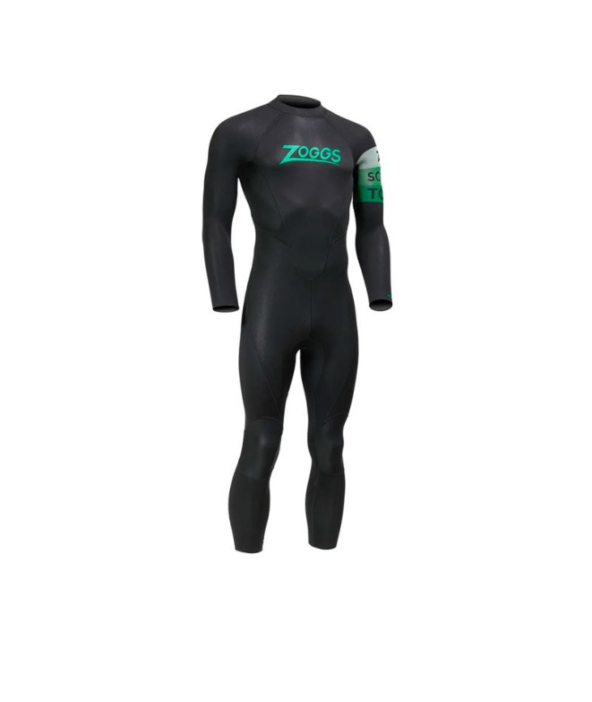 Neopreno de Natación Zoggs Scout Tour Fs Hombre Negro/Verde