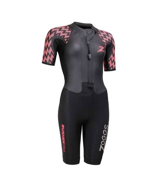 Neoprene Natação Mulher de Zoggs Rusher Pro Shorty Preto/Vermelho