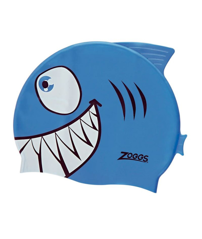 Boné Natação de Zoggs Personagem - Blue Jaws Infantil