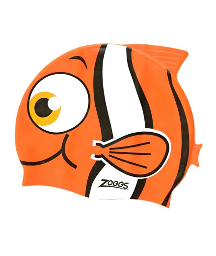 Bonnet Natation de Zoggs Character - Goldfish Orange Enfant