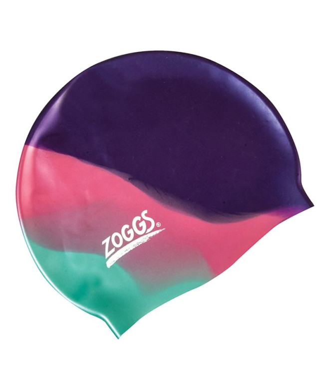 Bonnet Natation de Zoggs Silicone Multi Colour Enfant