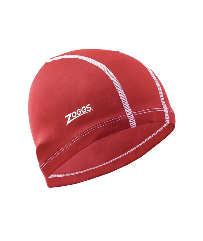 Bonnet natation from Zoggs Nylon-Spandex Cap Red