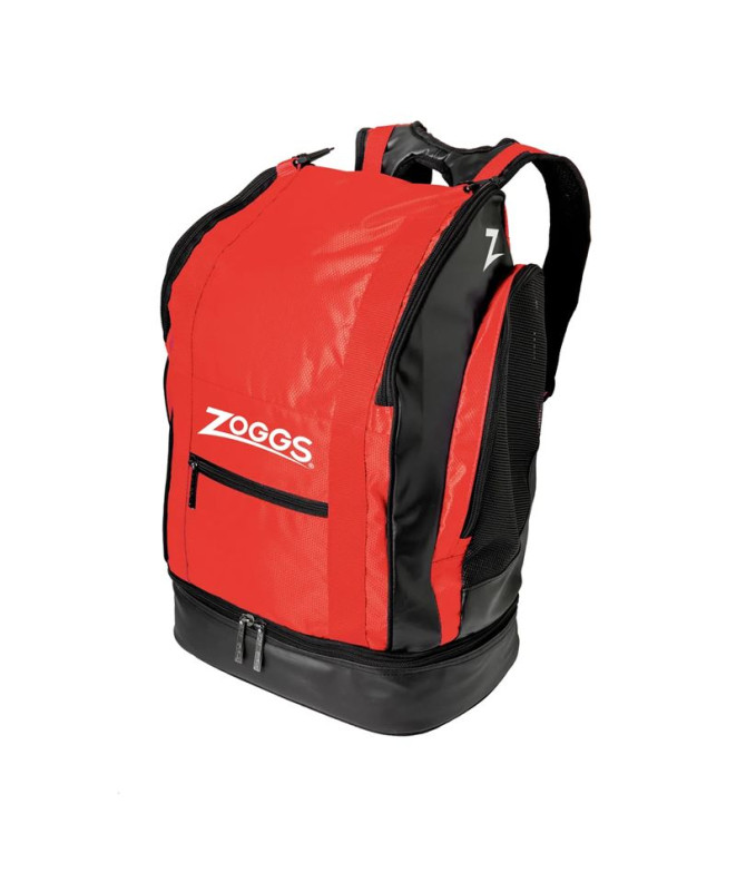 Mochila Natação Pack de Zoggs Tour Back 40 Vermelho/Preto