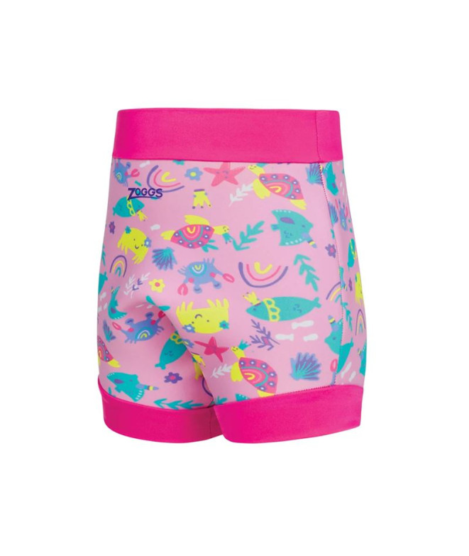 Swimsure Nappy Sea Queen print Rosa